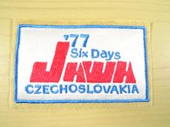 JAWA - '77 Six Days Czechoslovakia - nášivka