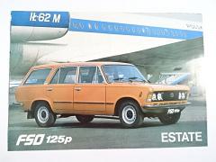 FSO 125 p Estate - prospekt - 1984