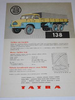 Tatra 138 valník - 1963 - prospekt