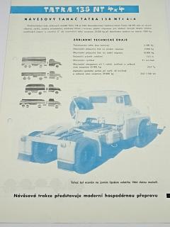 Tatra 138 NT 4 x 4 - 1964 - prospekt