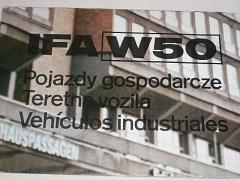 IFA W 50 Pojazdy gospodarcze ... 1974 - prospekt