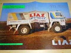 Liaz 111.154 speciální valník 4 x 4 - 1986 - prospekt