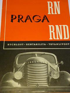 Praga RN RND rychlost, rentabilita, trvanlivost  - prospekt - 1946