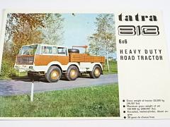 Tatra 813 6x6 - heavy duty road tractor - prospekt - Motokov