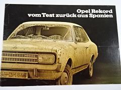 Opel Rekord - prospekt