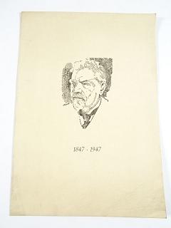 Pozvánka k slavnostnímu odhalení Křižíkova památníku - Plzeň - 1947 - František Křižík