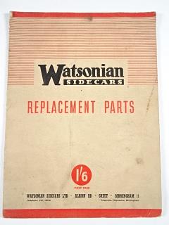 Watsonian Sidecars - Replacement Parts - 1949