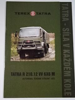 Tatra R 210.12 VV 6x6 M - Automobil terénní střední - ATS - prospekt - T 810