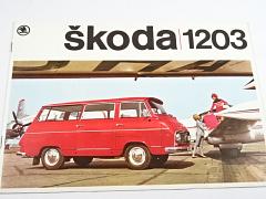 Škoda 1203 - Minibus, Van, Sanita - prospekt - Motokov - 1968