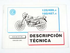 ČZ 125/488.4, ČZ 180/487.4 - descripción técnica - 1992