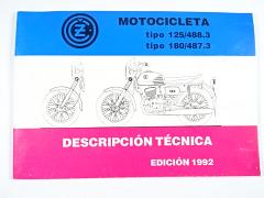 ČZ 125/488.3, ČZ 180/487.3 - descripción técnica - 1992