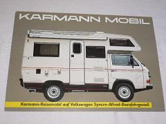 Karmann Mobil - Gipsy syncro - Volksvagen - prospekt