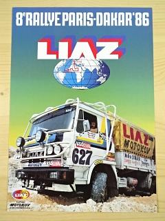 Liaz - 8e Rallye Paris - Dakar ´86 - prospekt