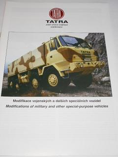 Tatra - modifikace vojenských a dalších speciálních vozidel - prospekt