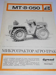Malotraktor MT-8-050 - prospekt - Agrozet Prostějov
