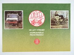 Tatra 815 - 140 let výroby dopravních prostředků - prospekt