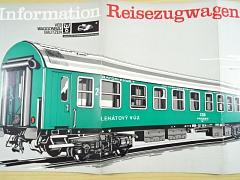 Reisezugwagen Typ YB - prospekt - VEB Waggonbau Bautzen