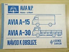 Avia A-15 - Avia A-30 - návod k obsluze - 1969 - licence Saviem - Renault