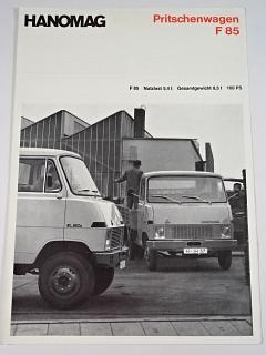 Hanomag - Pritschenwagen F 85 - prospekt - 1967