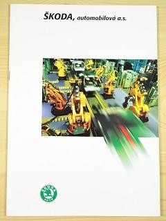 Škoda, automobilová a. s. - 1993 - prospekt - Favorit, Forman, Pick-up