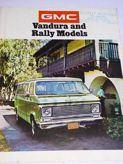 GMC Vandura and Rally Models - prospekt - 1970