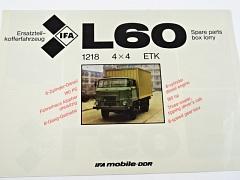 IFA L 60 1218 4 x 4 ETK - prospekt - 1986