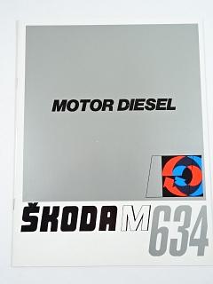 Liaz - Motor Diesel Škoda M 634 - prospekt - Motokov