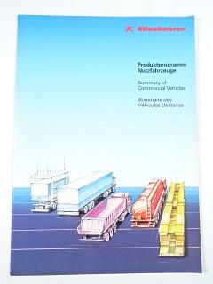 Kässbohrer - Produktprogramm Nutzfahrzeuge - prospekt - 1990