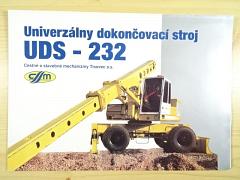 CSM - UDS - 232 - univerzálny dokončovací stroj - prospekt - Cestné a stavebné mechanizmy Tisovec