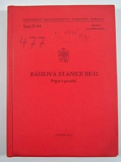Rádiová stanice RF-12 - popis a použití - 1971 - Spoj-21-44