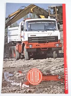 Tatra 815-2 S3 28 210 6x6.2 - sklápěčkový třínápravový automobil - prospekt