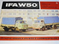 IFA W 50 L valníkový vůz - 1974 - prospekt