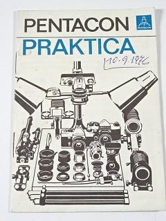 Pentacon - Praktica - příslušenství - prospekt - 1974