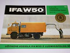 IFA W 50 L/RK zametací vůz s pravostranným řízením, prospekt