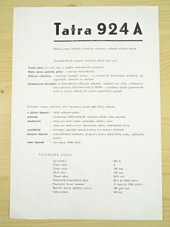 Tatra 924 A - 1962 - prospekt