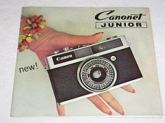 Canon - Canonet junior - prospekt