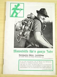 Motorhilfe für's ganze Jahr - Heimbucher - Motor, Leichtfräse und weitere Geräte wie Pumpe, Heckenschere usw. Hier der 1-PS-Motor!