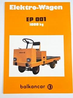 Balkancar - Elektro-Wagen EP 001 - 1000 kg - prospekt