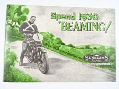 Sunbeam - Spend 1930 Beaming! - prospekt - REPRINT