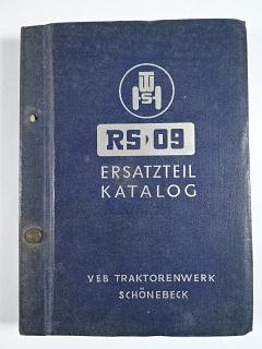 RS-09 - Ersatzteil-katalog für den Geräteträger  - 1963 - VEB Traktorenwerk Schönebeck
