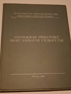 Stejnokroje příslušníků sboru nápravné výchovy ČSR - 1988