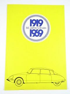Citroën - 50 Jahre Citroën 1919 - 1969 - prospekt