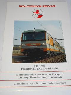 Breda - EB-750 Ferrovie Nord Milano - prospekt