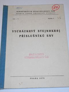 Vycházkový stejnokroj příslušníků SNV - 1975