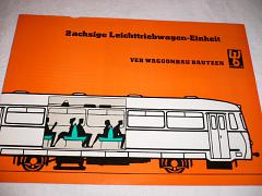 WB - 2 achsige Leichttriebwagen - Einheit  - prospekt - 1964