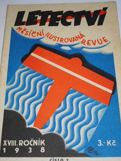 Letectví 2/1938 - měsíční ilustrovaná revue - XVIII. ročník
