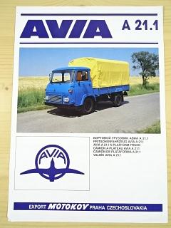AVIA A 21.1  - valník - Motokov - prospekt