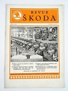 Revue Škoda 5/1929 - drtiče a stroje na stavbu a udržování silnic