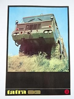 Tatra 813 8 x 8 - desky na prospekty