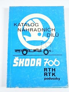 Škoda 706 RTH - RTK - podvozky - katalog náhradních dílů - 1979 - LIAZ